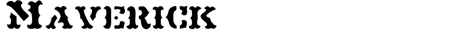 Maverick Font | 1001 Free Fonts