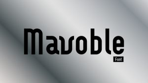 Mavoble Font › Fontesk