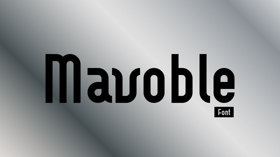 Mavoble Font › Fontesk