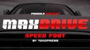 Maxdrive Font › Fontesk