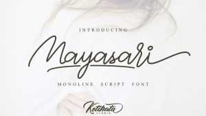 Mayasari Script › Fontesk