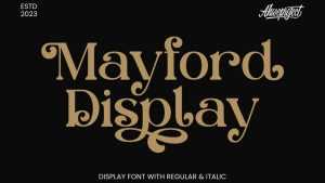 Mayford Display Font › Fontesk