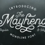 Mayhena Inky Script Font