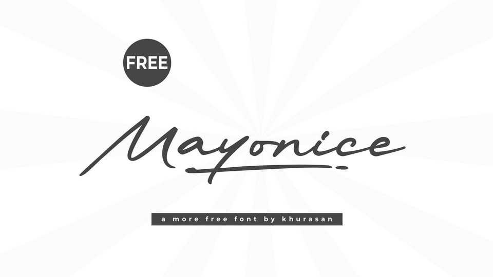 Mayonice Font › Fontesk
