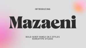 Mazaeni Font › Fontesk