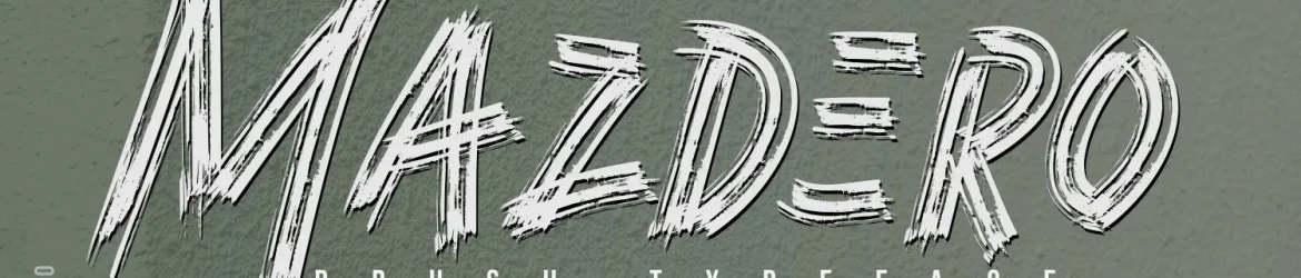 Mazdero Font