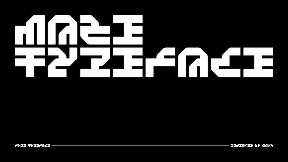 Maze Font › Fontesk