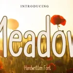Meadow Display Font - Fonte Grátis Meadow Display Font