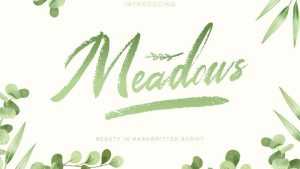 Meadows Font › Fontesk