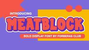 Meatblock Font › Fontesk