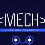 Mech Display Font