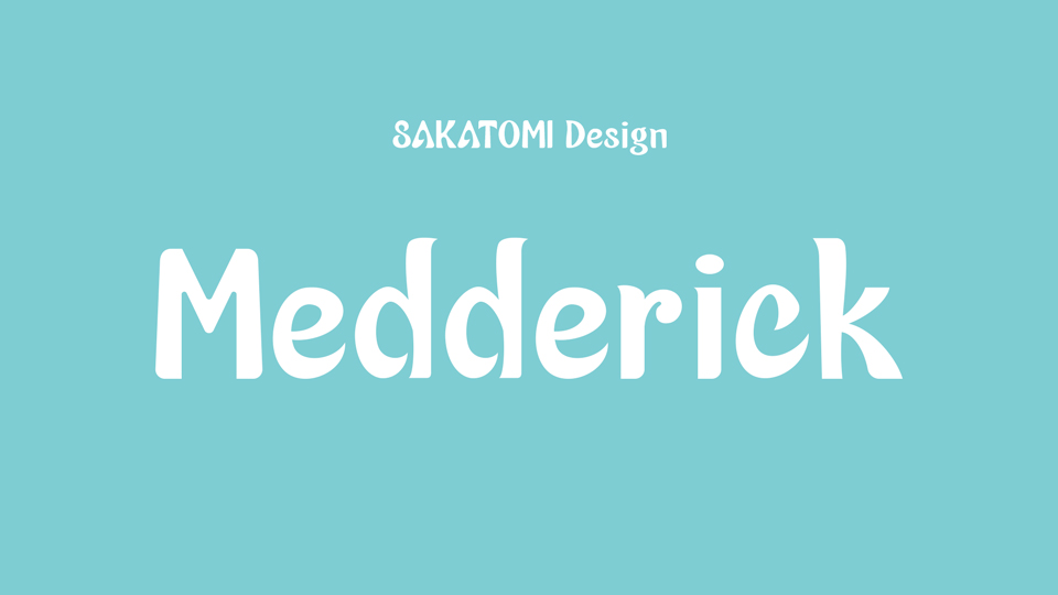 Medderick Font › Fontesk