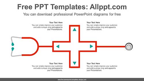Medical Stethoscope PowerPoint Diagram
