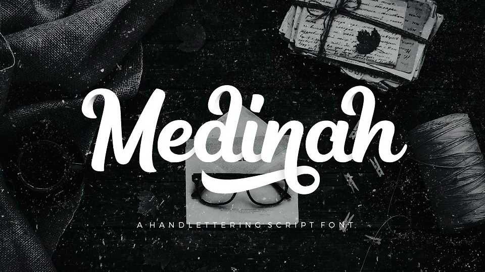 Medinah Script Font › Fontesk