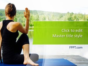 Meditation Yoga PowerPoint Template
