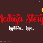 Medusa Story Script Font