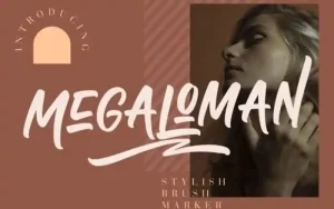 Megaloman Brush Font