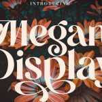 Megan Display Font › Fontesk