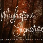 Meghatone Handwritten Font