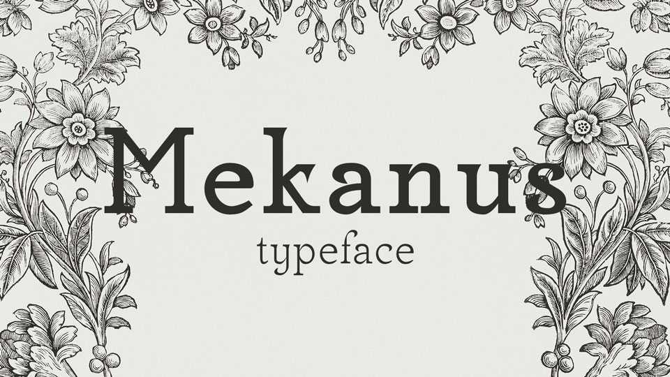 Mekanus Font Family › Fontesk