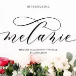 Melanie Calligraphy Font