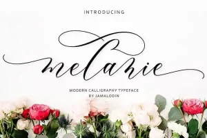 Melanie Calligraphy Font