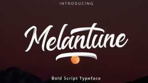 Melantune Script Font › Fontesk