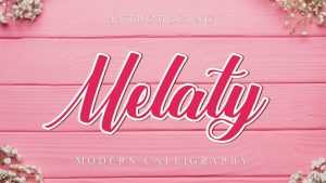 Melaty Script Font › Fontesk