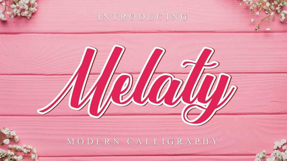 Melaty Script Font › Fontesk