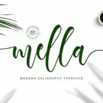 Mella Calligraphy Font