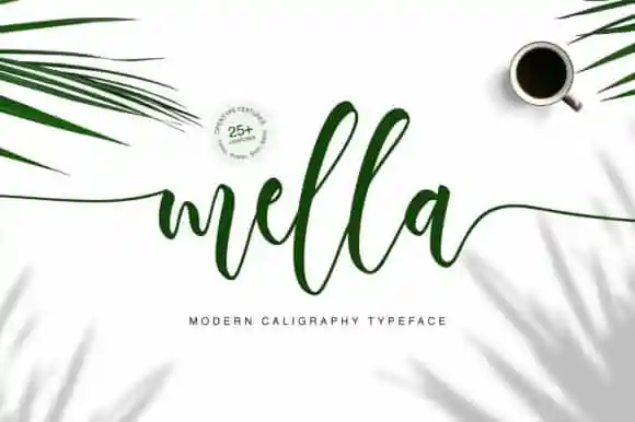 Mella Calligraphy Font