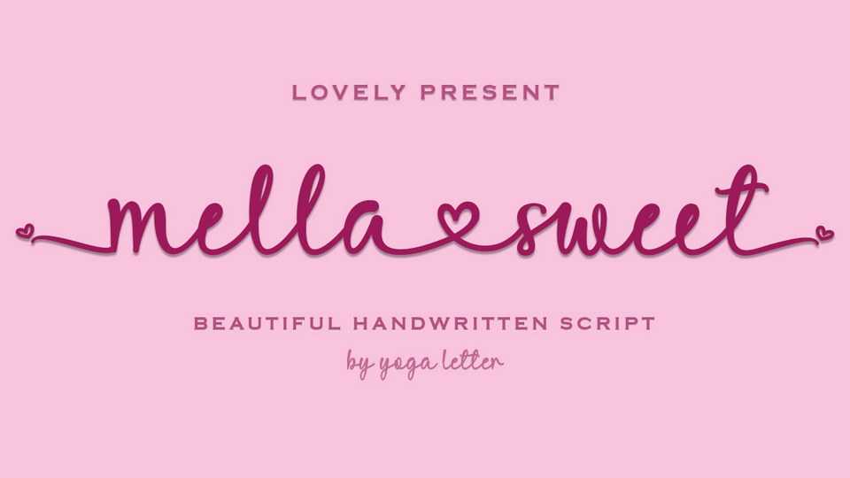Mella Sweet Font › Fontesk