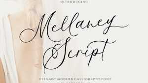 Mellaney Script Font › Fontesk