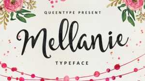 Mellanie Script Font › Fontesk