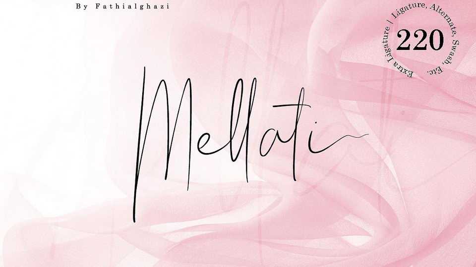 Mellati Script Font › Fontesk