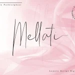 Mellati Signature Font