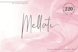 Mellati Signature Font