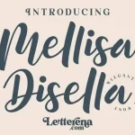Mellisa Disella Font - Fonte Grátis Mellisa Disella Font