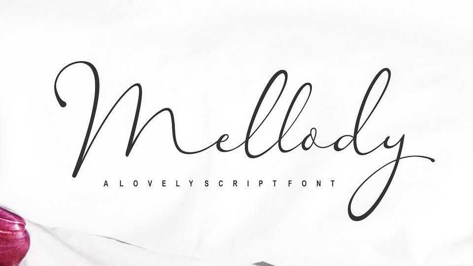 Mellody Script Font › Fontesk