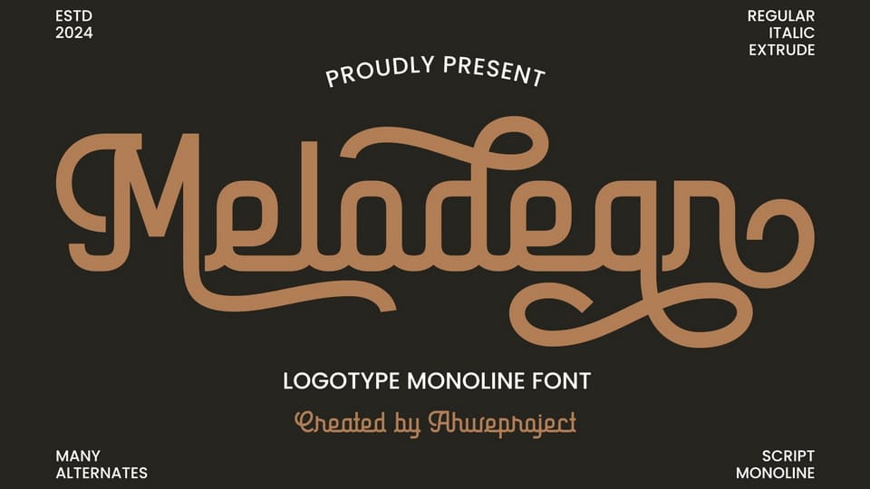 Melodean Font › Fontesk