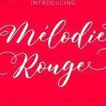 Melodie Rouge Script Font › Fontesk - Fonte Grátis Melodie Rouge Script Font › Fontesk