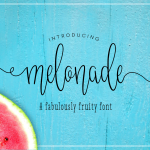 Melonade Script Font