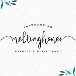 Meltinghones Calligraphy Font