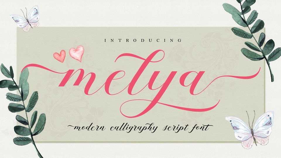 Melya Script Font › Fontesk