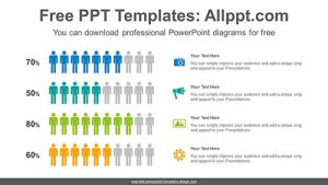 Men icon chart PowerPoint Diagram Template