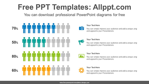 Men icon chart PowerPoint Diagram Template