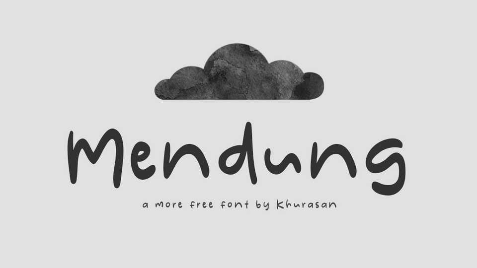 Mendung Font › Fontesk