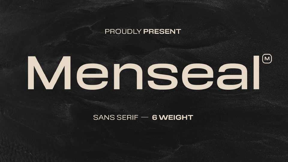 Menseal Font Family › Fontesk