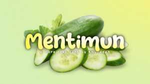 Mentimun Font › Fontesk