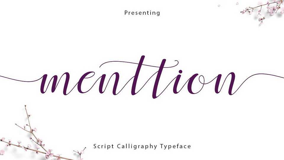 Menttion Script Font › Fontesk